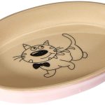 COMEDERO GATO OVAL ROSA