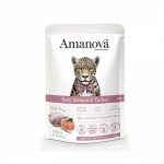 AM POUCH SALMON TURKEY 85GR