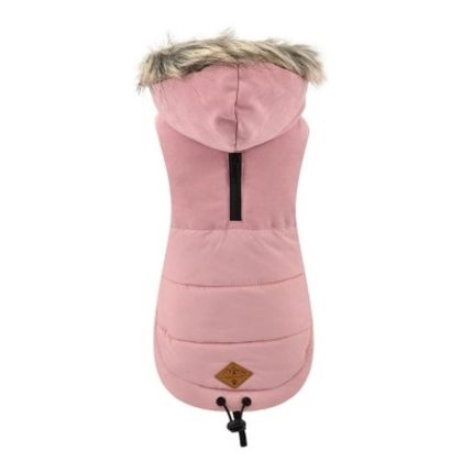 CHAQUETA CAPUCHA CANADA ROSA