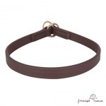 COLLAR BIOTHANE XL NEGRO/MARRON