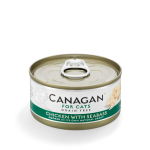 CANAGAN CAT POLLO LUBINA 75G